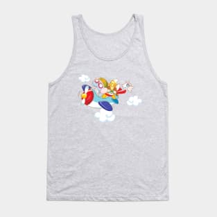 animals flying together Tank Top